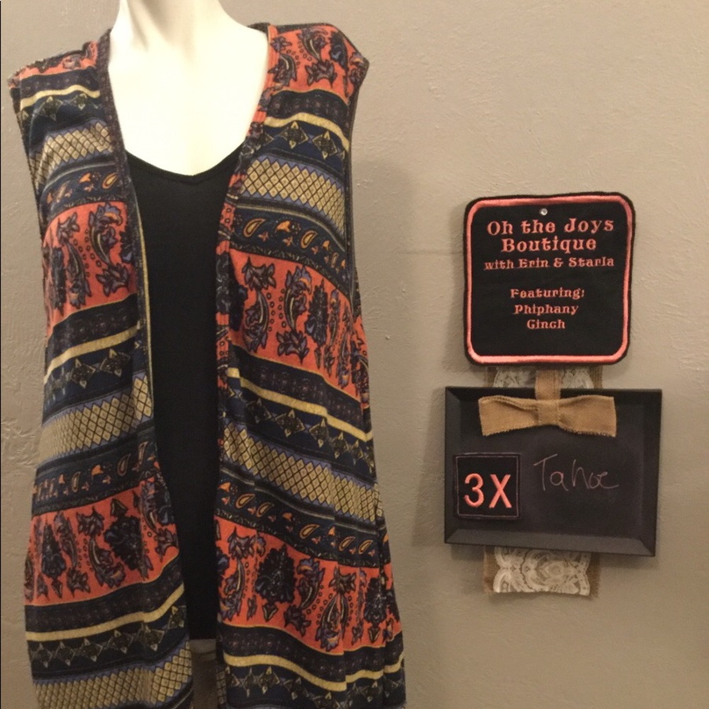 Tahoe vest cardigan
